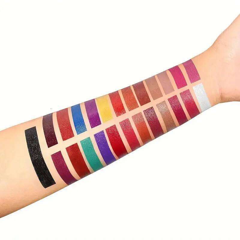 25-Color Lipstick Palette Long-Lasting 24-Hour Wear,Waterproof Smudge-Proof,Multi-Purpose for Lips and Eyes,Valentine's Gift H260302