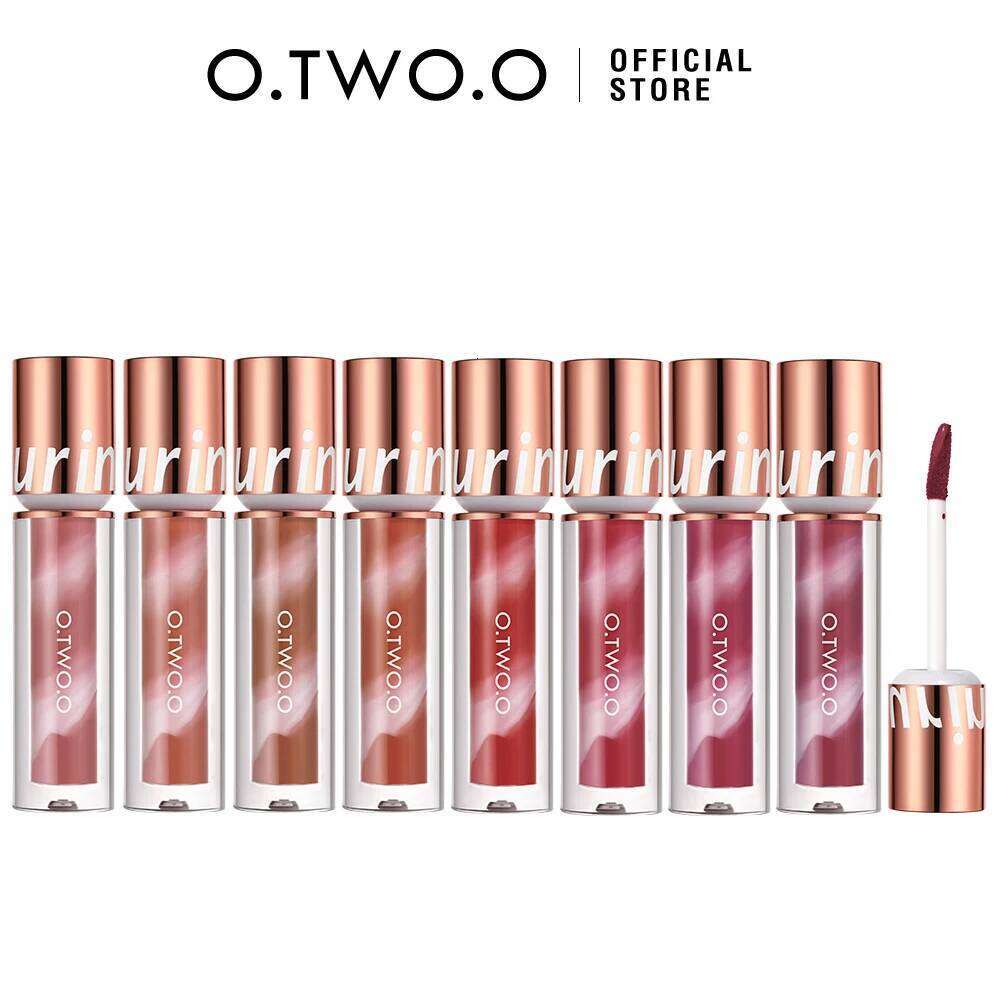 O.TWO.O 8pcs Liquid Lipstick Makeup Set Velvet Matte Tint Waterproof Long Lasting Smudge Proof Lip Gloss Cosmetic Kit H260302