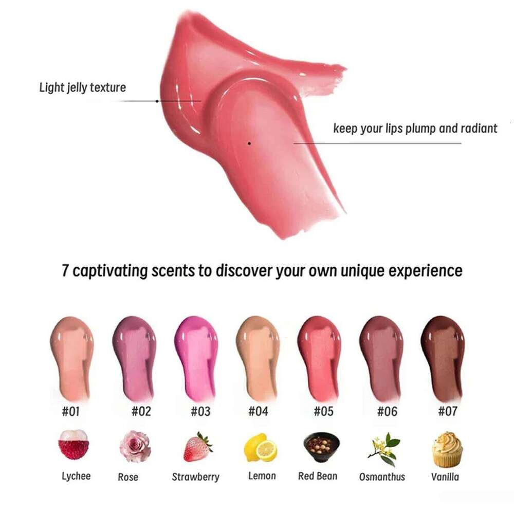 Haggard Glossy Serum EMO MONSTER Series,Serum-Inspired Lip Gloss,Water-Light Texture,Plumping Effect,Micro-Shimmer,Present H260302