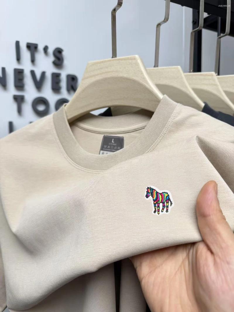 Men's Polos Luxury Customized T-shirt For Summer Short Sleeve Comfortable Breathable Half Sleeved Exquisite Embroidered Top New Chinese Style T-s