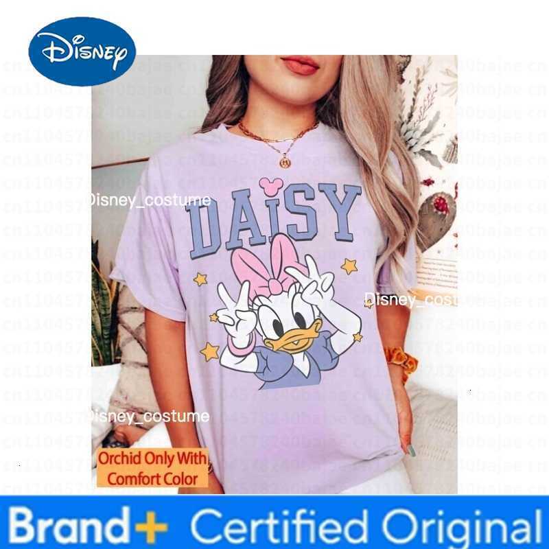 Disney Daisy Duck-themed Fashion 3D Printed T-shirt Breathable and Quick-drying Fabric Casual Fashionable and Harajuku Style H260302