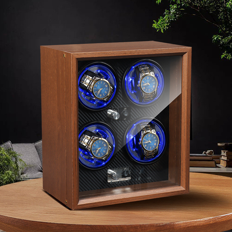 Embers Watch box 1 2 4 slots watch winder for automatic watches With Ambient Lighting 250306
