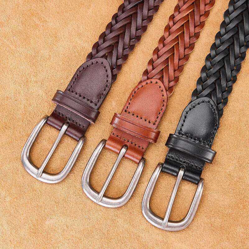 Men's genuine leather belt Designer Lined up brand Trousers Wide Cowboy Fashion Straps Country Waist strap Belt for pants S260228