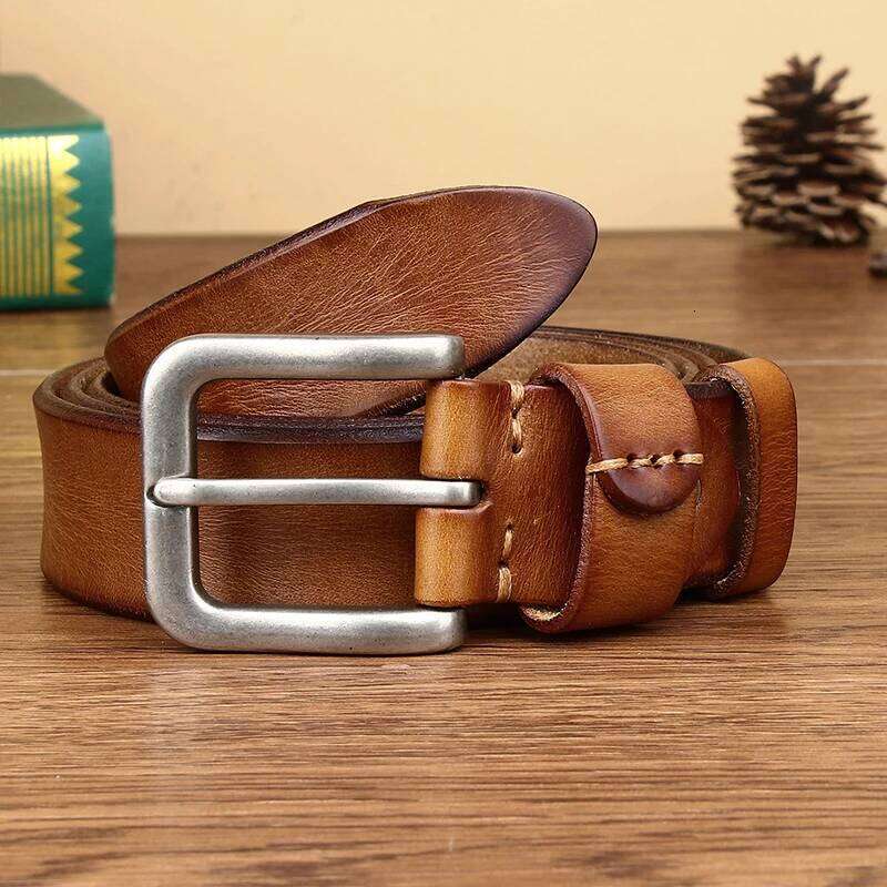 Mens belts Top Cowhide Full Match Casual Jeans Vintage Luxury High Quality Male Designer Genuine Leather Belt For Men S260228