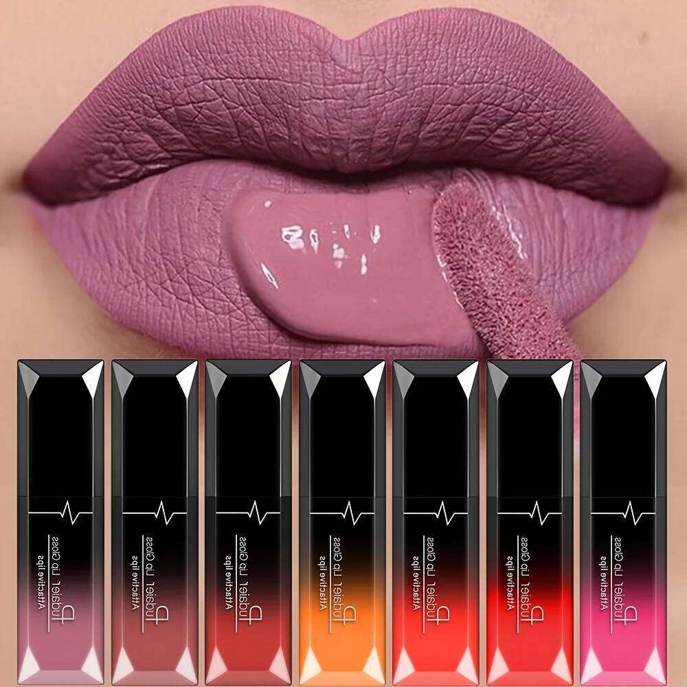 Waterproof Velvet Matte Liquid Lipstick 17 Colors Long Lasting Kissproof Non Stick Cup Sexy Lip Makeup for Date H260302
