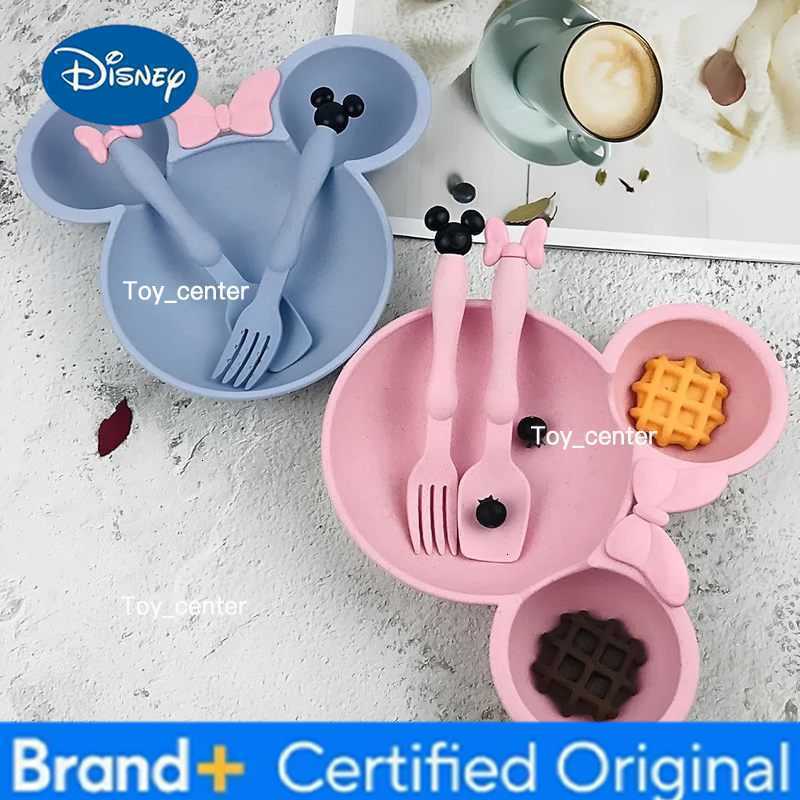 Disney Kids Dinnerware Kids Dinnerware Set 3 Piece Plastic Spoon Fork Kids Toddler Plate Bowl Dinnerware Plate Set H260302