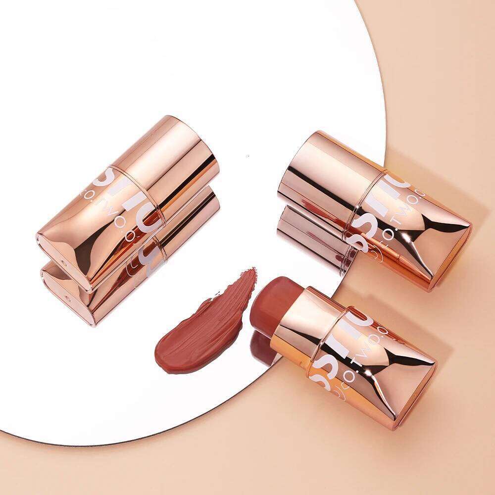 Waterproof Multifunctional Lipstick Blush Eyeshadow 3 in 1 Creamy Smooth Lightweight Longwear Makeup Stick for Cheeks Lips H260302