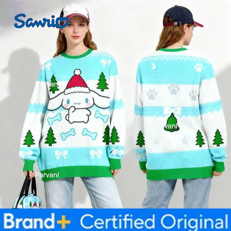 Sanrio Family Popular Character Collection Series Sweet and Cool Christmas Party Super Large Womens Adult Autumn/Winter Hoodie H260302
