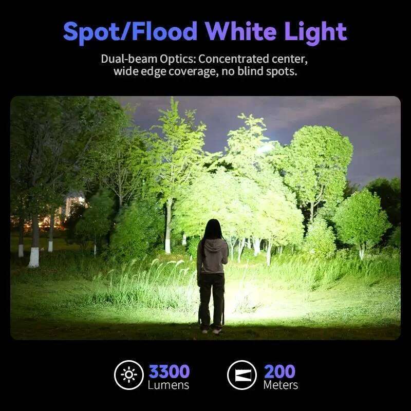 SOFIRN SR23 3300LM 6500K Flashlight UV 365nm EDC Light 21700 USB C Rechargeable Dual Switch Torch with Magnetic Tailcap Z260301