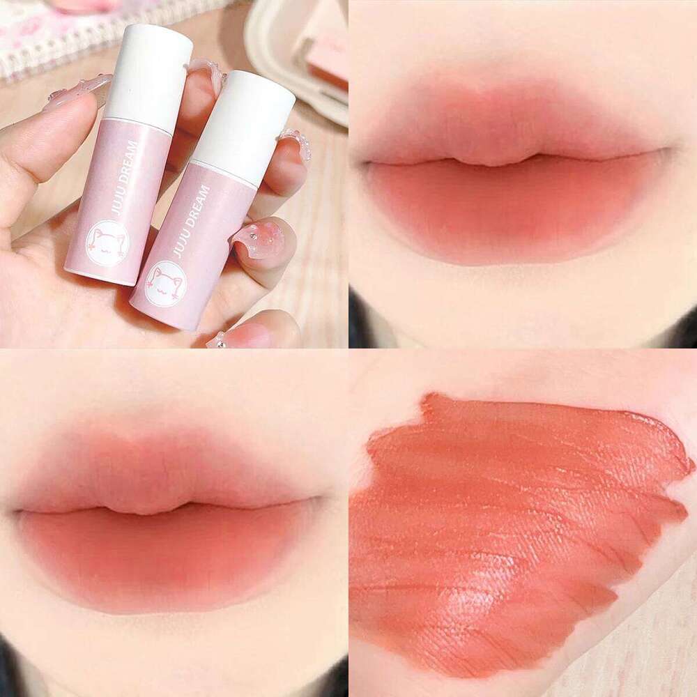 Milk cream mud mist matte lip glaze velvet female party cheap white lipstick H260302