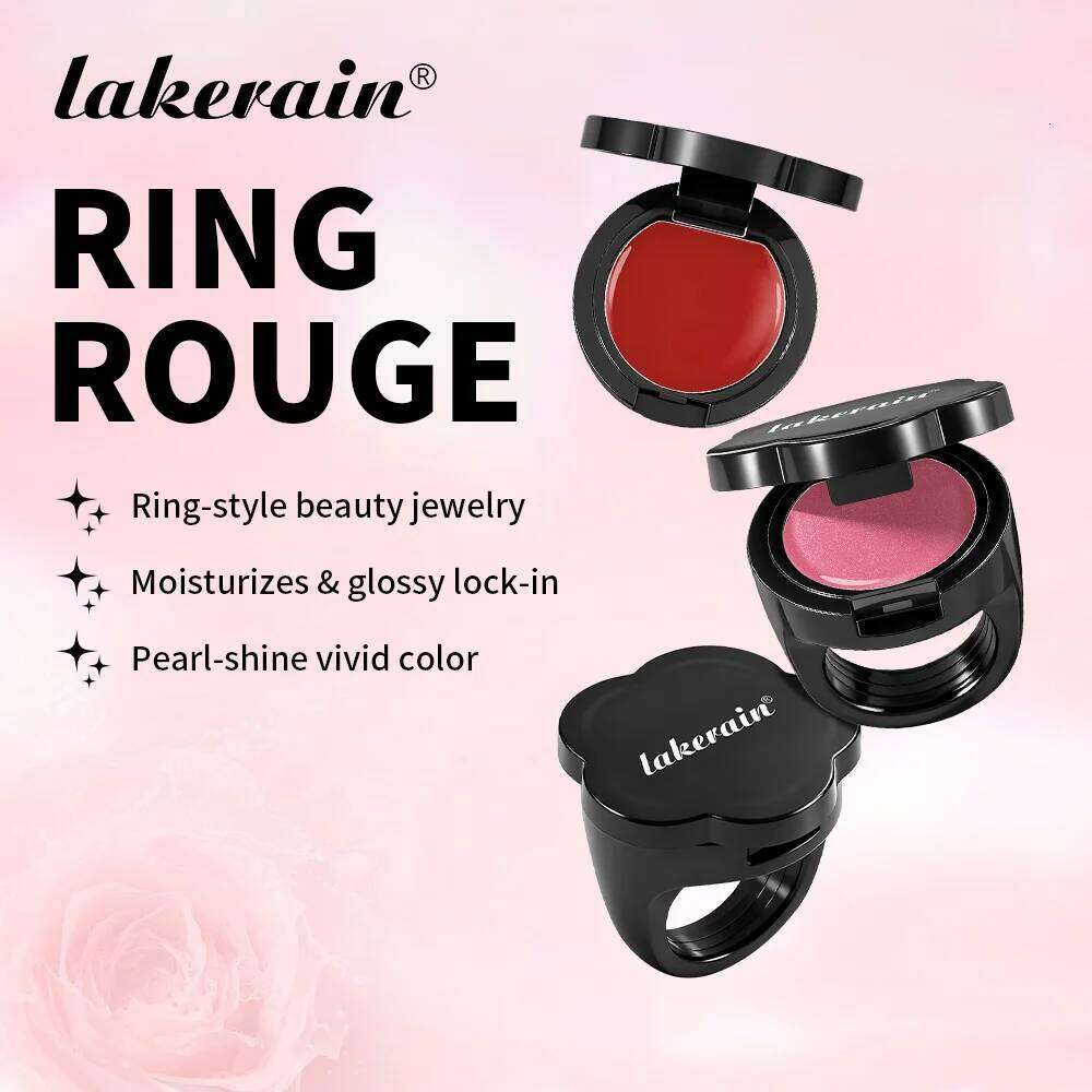 Ring Lipstick For Lip And Cheek Woman Makeup Unique Design Beauty Jewelry Moisturize Nourish Fashion Cosmetics H260302