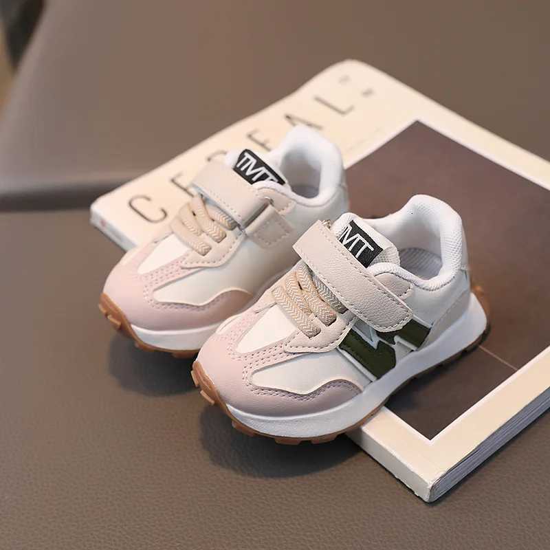 Kids Leather Sneakers Spring New Non-slip Soft Sole Casual Shoes for Boys Girls ToddlersT260302