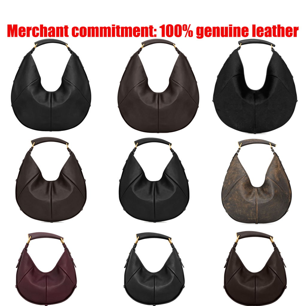 Top quality Womens Shoulder Bag mens tote bag hand bag new model MOMBASA fashion 3 sizes leather half moon Designer bags cosmetic Evening Bags