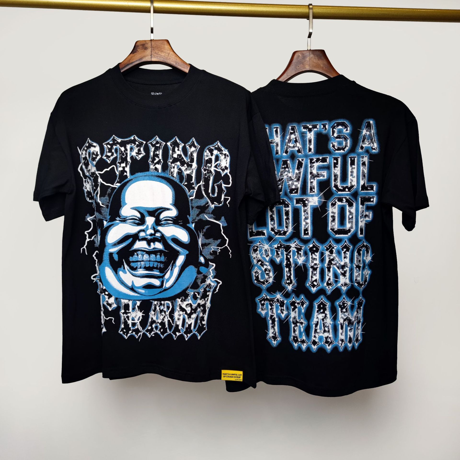 High-Quality 100% Cotton Crewneck T-Shirt, Breathable Short Sleeve, European American Streetwear Graphic Print, Summer Essential