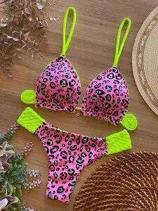 Women's Swimsuit 2025 New Swimwear Female Sexy Bikini Set Swimming Print Brazilian Biquini Bathing Suit Swim Wear Beach Z260301