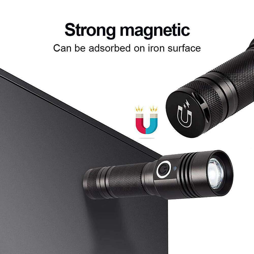 Newest High Power LED Flashlight USB Charging Long Range Zoom Tactical Torch Aluminum Alloy Camping Fishing Waterproof Lantern Z260301