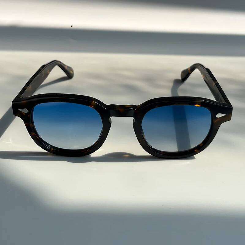 High Quality Acetate Sunglasses For Men And Women Designer Brand Lemtosh Tortoise Black Frame Vintage Sun Glasses Gradient lense 26Y0302