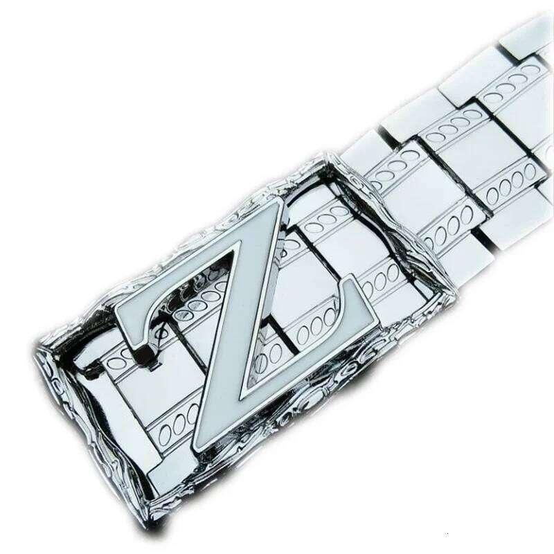 Panther Men's Stainless steel Punk style self-defense metal waistband Z G Cheetah Buckle Special Personalized Belt S260228