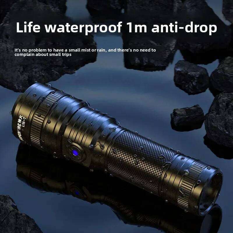 Strong Light Long-range LED USB Charging Portable with Telescopic Zoom Waterproof Flashlight Z260301