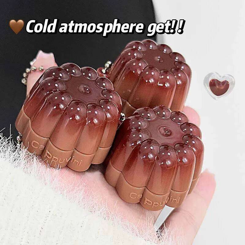 CAPPUVINI Jelly Tint Gloss - Hydrating Water Shine Plumping Lip Stain, Velvet Matte Liquid Lipstick, Long Lasting, Non-Stick H260302