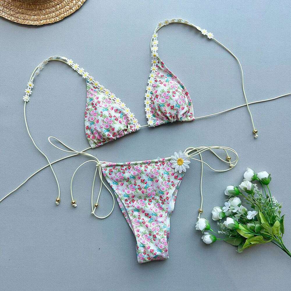 High Waist Bikinis 2025 Sexy Women Swimsuit Swimwear Female Bikini Set Bandeau Biquini Bathing Suit Swimming Suits Beachwear Z260301
