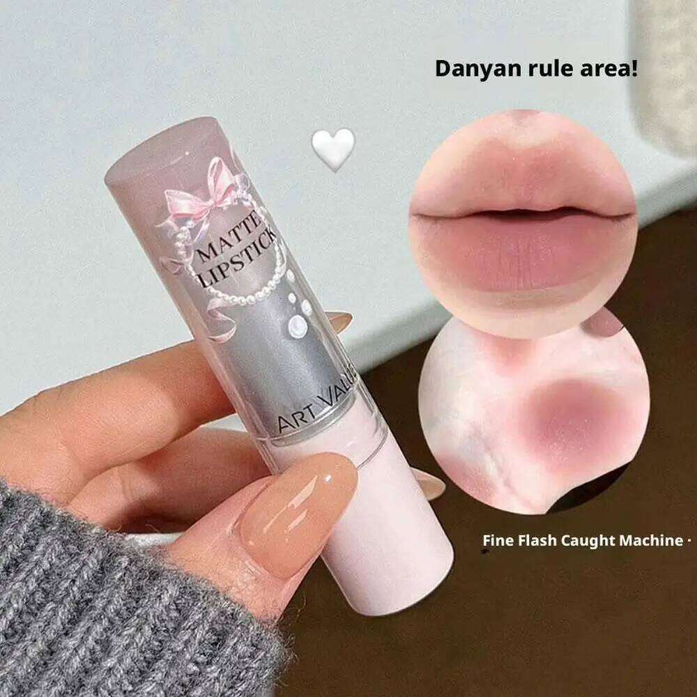 Moisturizing Velvet Matte Lipstick Mousse Long Waterproof Light Natural Warm Brown Toned Lip Tint Make Up H260302