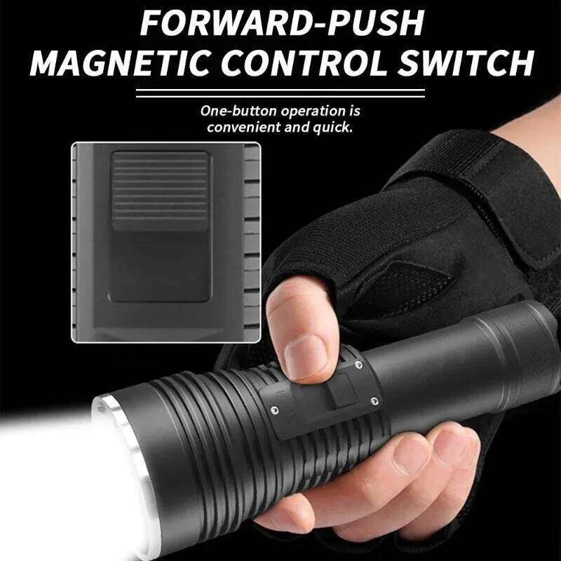 Strong Light Professional BT90 Chip Flashlight Waterproof Rechargeable LED Torch Powerful Scuba Diving Lantern Z260301