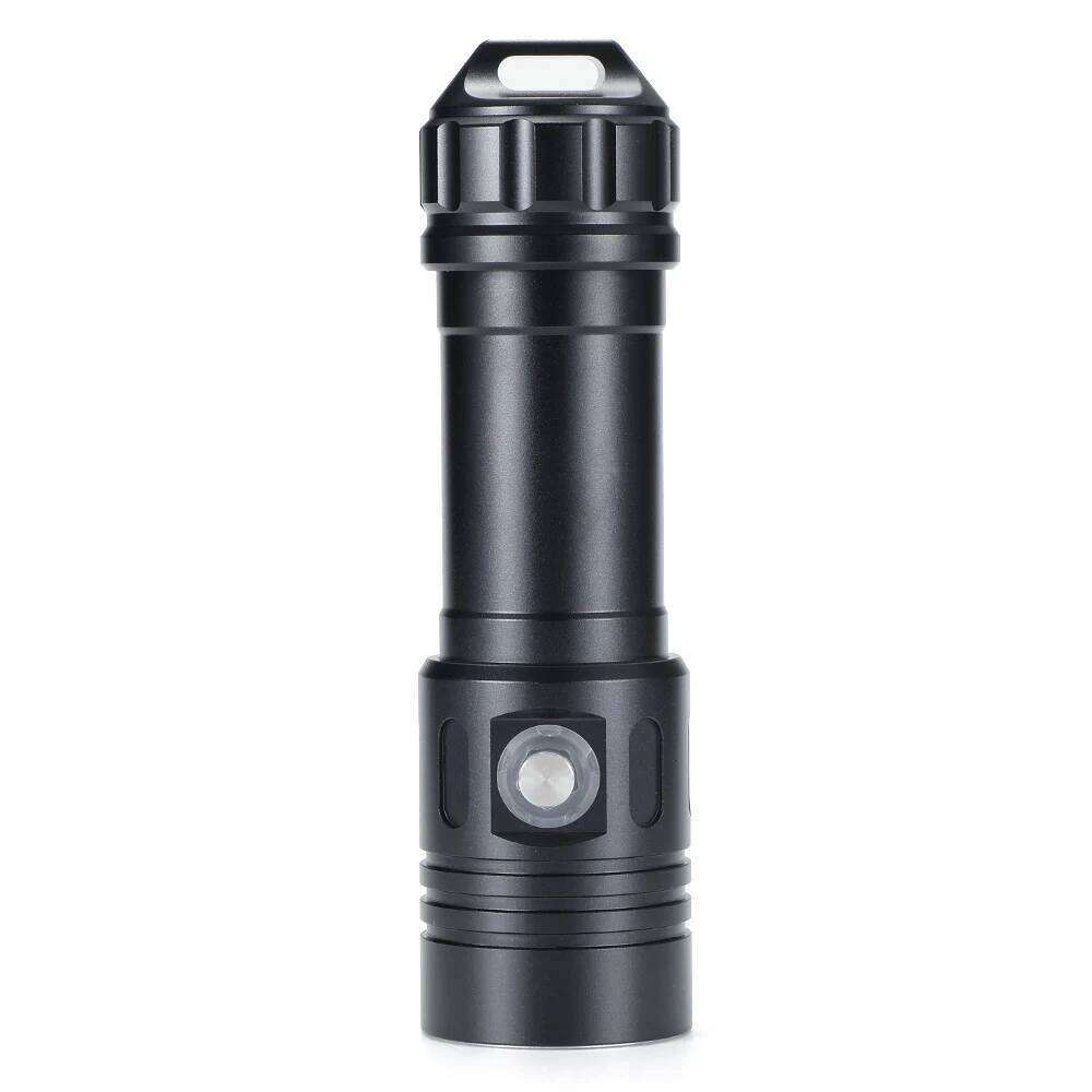 Ekaiou Light 2000 Lumens Super Bright Scuba Dive Flashlight IP68 Waterproof For 100m Underwater Diving Catching Fish Lamp Z260301