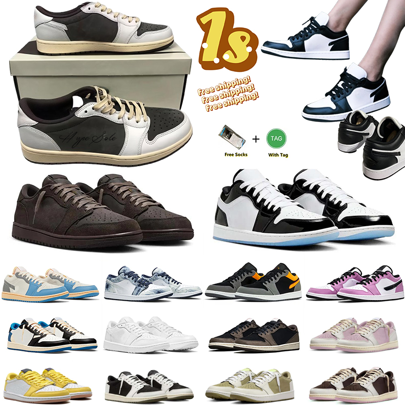 Designer for Men Women 1 Basketball Shoes Sneakers Black Phantom Gym Red Bred Toe Court Purple Game Royal Outdoor Sports Trainers Sneaker