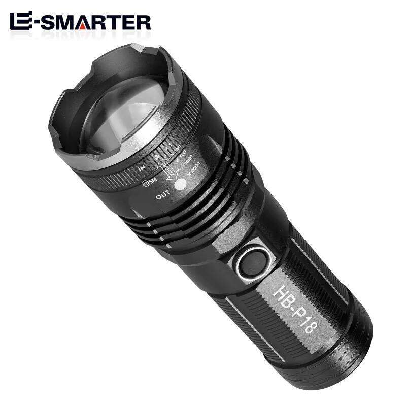 White Laser High-power Torch 4500mAh Telescopic Zoom Hand Tactical Flashlight 18650 Ultra-Long-Range Camping Fishing Light Z260301