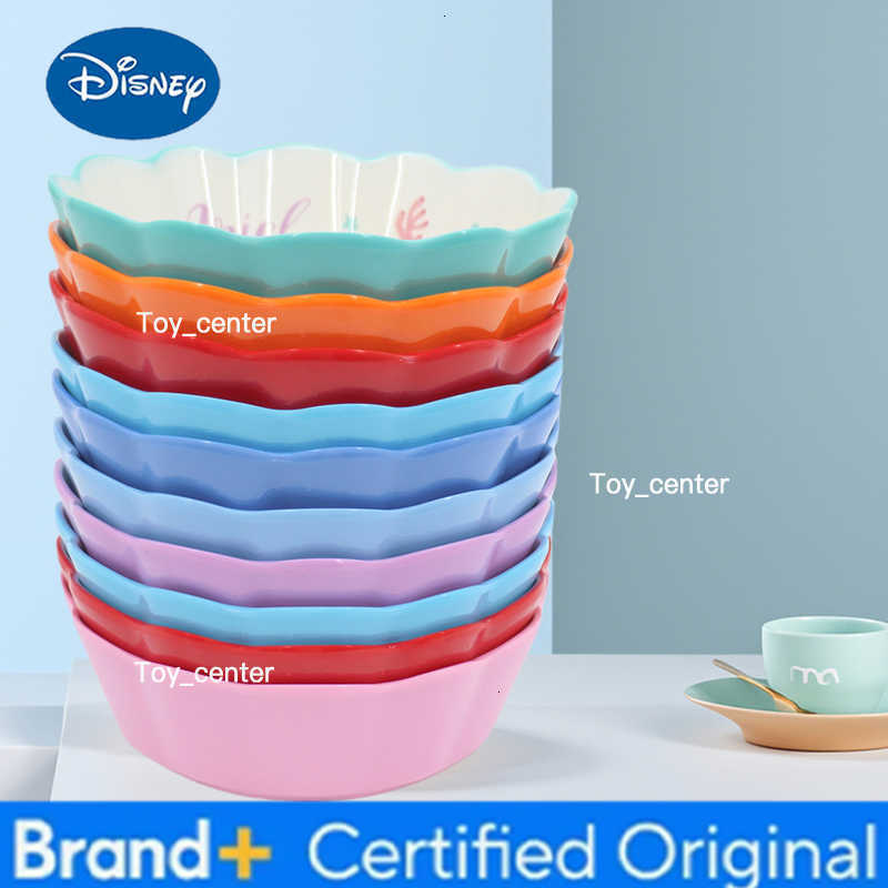 Disney 1pc Cartoon Lace bowl exquisite durable melamine bowl family dinner birthday party portable broken-resistant tableware H260302