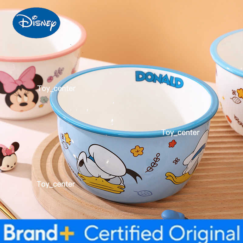 Disney Original Mickey Ceramic Bowl Cute Noodle Bowl Suitable for Childrens Meal Use Bowl H260302