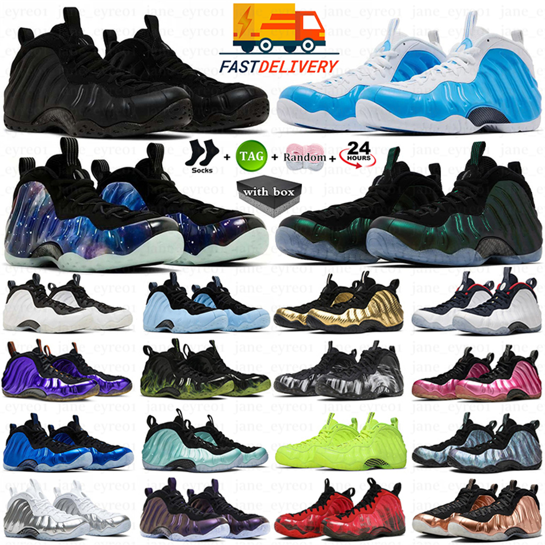 Foam Mens Foamposits Basketball Shoes Pearl Pine Green Psychic Blue and Black Triple White penny Anthracite Black Paranorman Black White Trainers Sneakers
