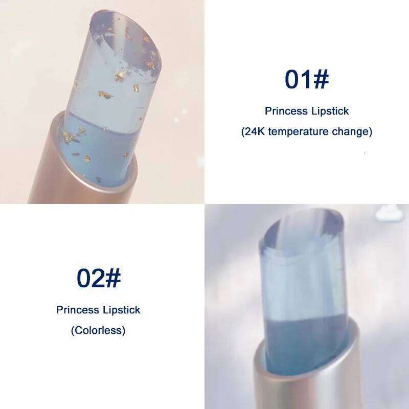 24K Balm Rose Essential Golden Oil Moisturizing Lipstick Food Grade Fomula Color Changing Lip Care Gifts H260302