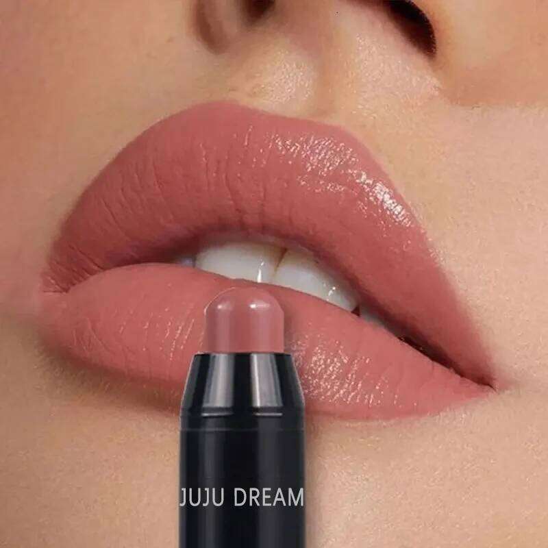 Moisturizing Plump Brighten Lipstick - Solid Lip Gloss Glass,Tea Reddish-Brown,Long-Lasting,Brighten Your Lips a Shimmering H260302