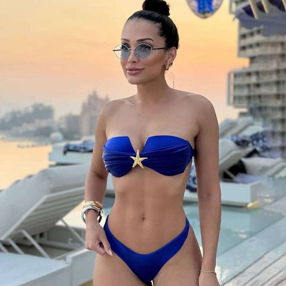Push Up Bikinis 2025 Sexy Women Swimsuit Swimwear Female High Cut Patchwork Bikini Set Biquini Bathing Suit Swimming Suits Z260301