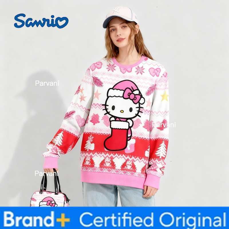 Sanrio Family Popular Character Collection Series Sweet and Cool Christmas Party Super Large Womens Adult Autumn/Winter Hoodie H260302