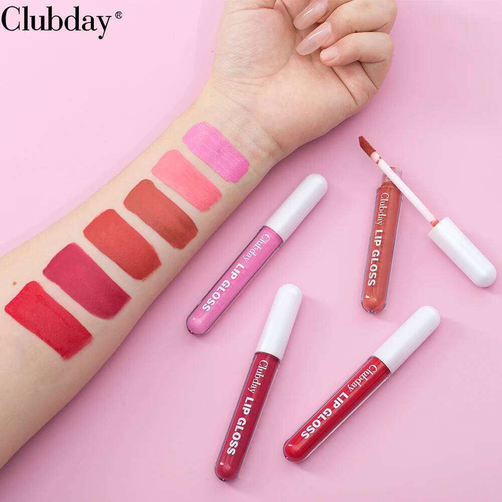 Clubday 6 Colors Velvet Easy Glaze Long Lasting Waterproof Sweatproof No Color Lip Nude Matte Liquid Lipstick H260302