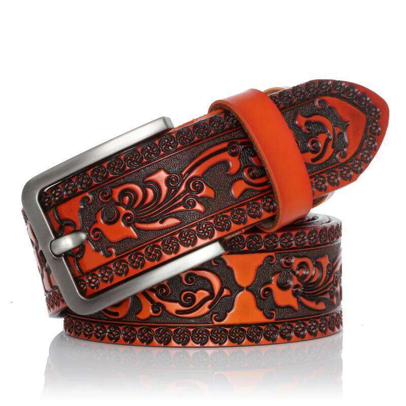 Belts Men High Quality Cow Genuine Leather Designer Belt Male Fashion Classic Vintage Pin Buckle Strap For Cowboy Jeans S260228