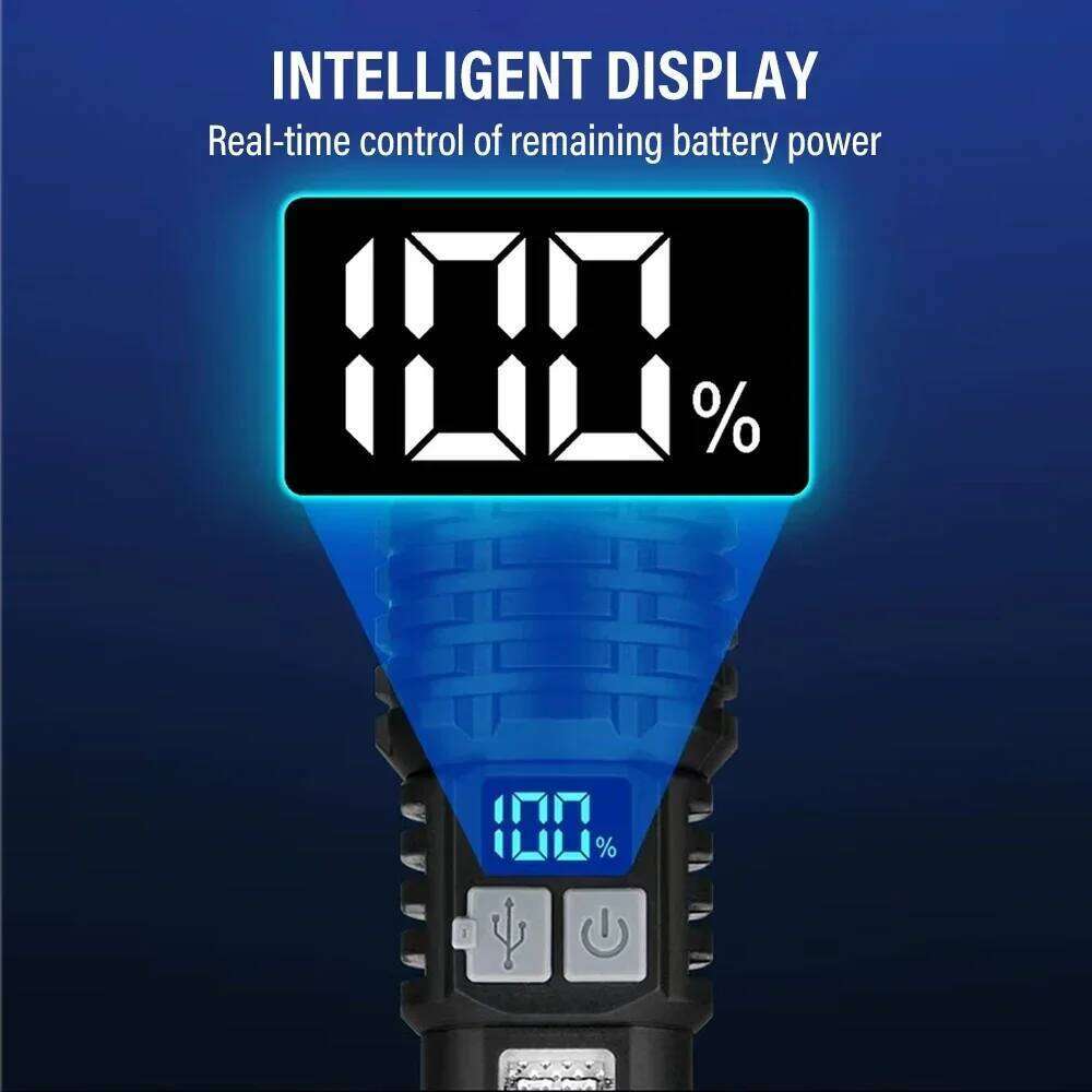 Multi Mode LED Flashlight 18650 Rechargeable Battery Tactical Zoomable 5 Functions Water Resistant Outdoor Activities Fishing Z260301