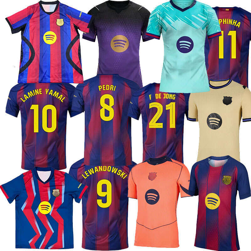 2026 lBarcelona jersey sports shirt Lamine Yamal Raphinha Ferran Torres soccer jersey Roony Bardghji Marc Bernal 25-26 Soccer Jersey Set forsoccer jersey