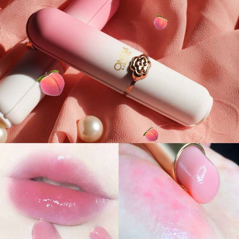 OMGA Peach Moisturizing, Waterproof, Anti-Chapping, Color-Changing Jelly Lipstick H260302