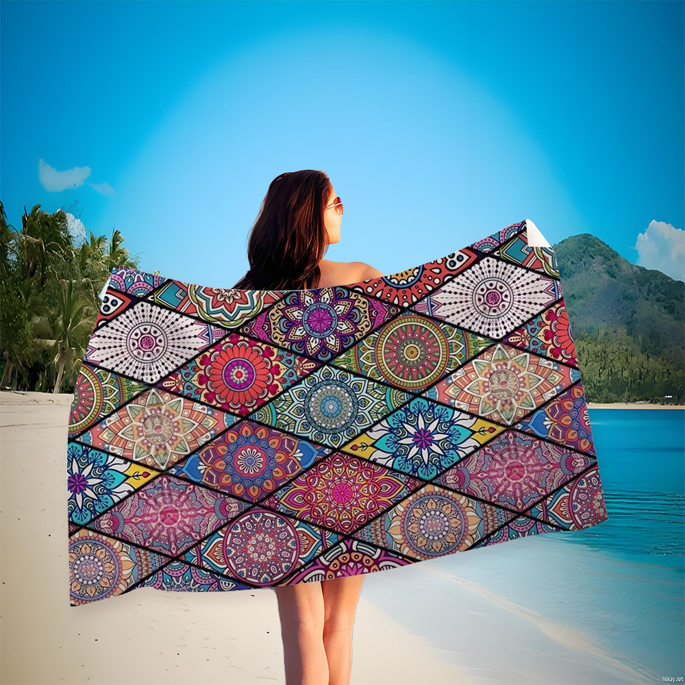 Big Lounger Beach Novelty Travel Bath s Set for Adult Large Lightweight Sport Face Gym Men 140X70 210715