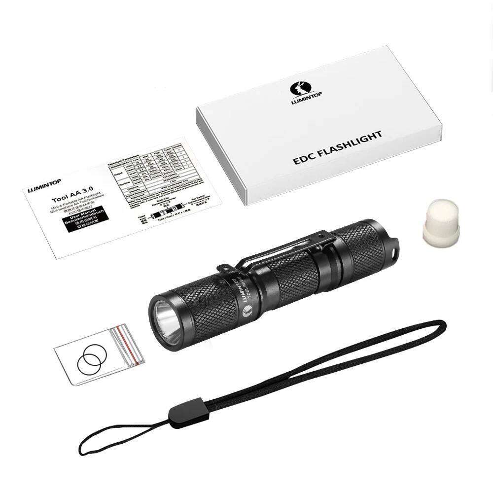 Outdoor Camping Flashlight EDC Fishing Light High Power LED Lantern 900 Lumen Magnetic Tail Lamp 14500 Battery Torch TOOL AA 3.0 Z260301