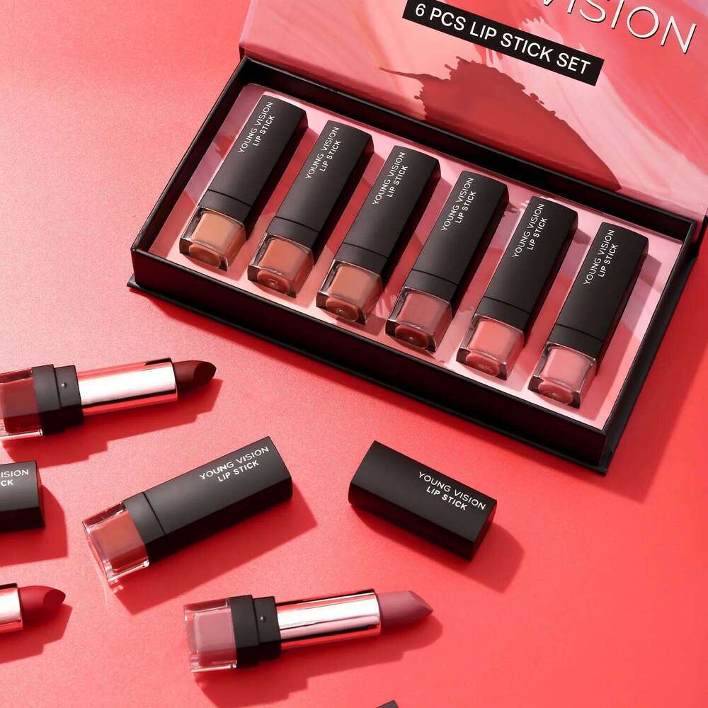 Matte 12 Colors Velvet Not Easy Sticky Lipstick Exquisite Gift Set H260302