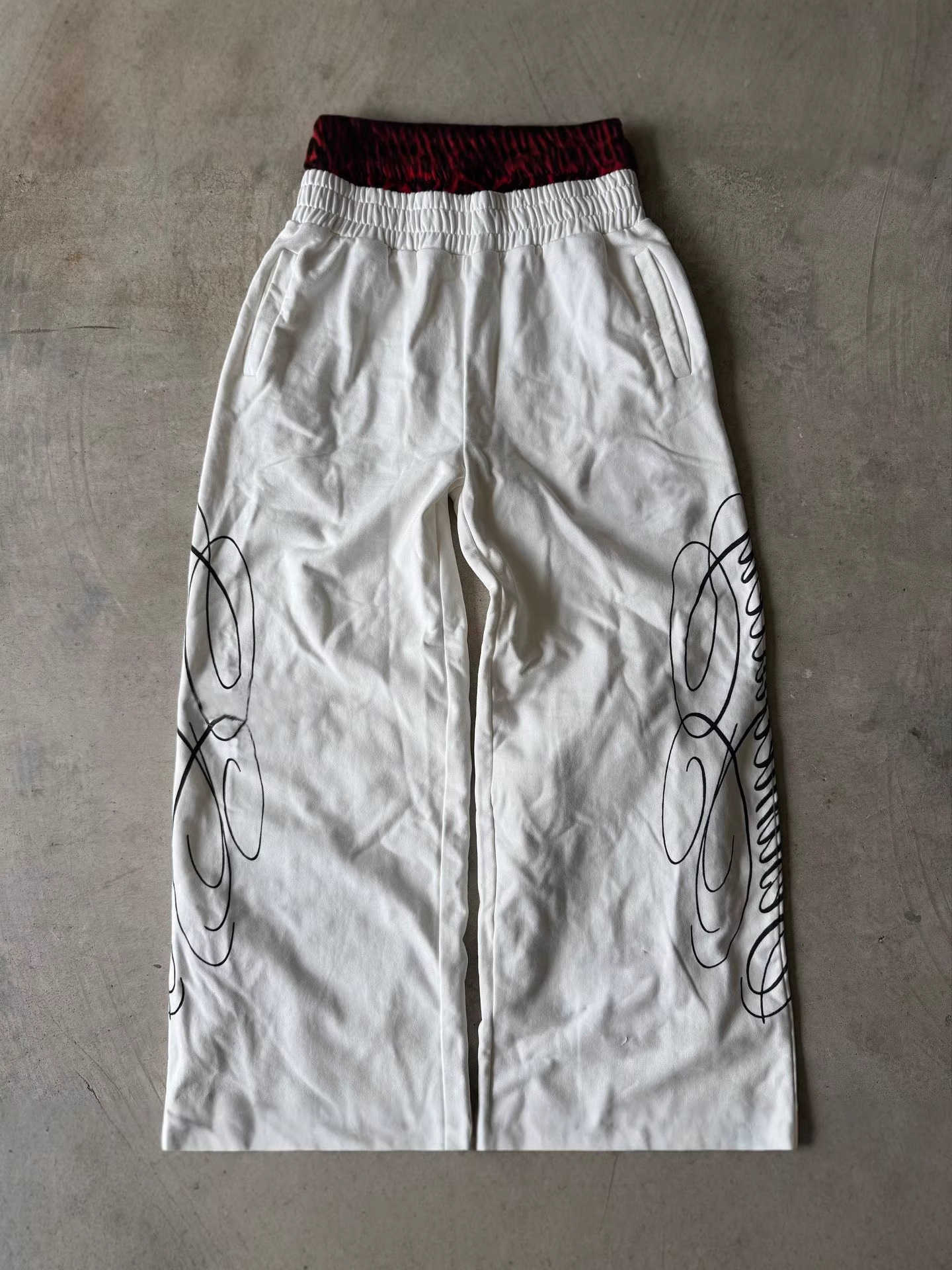 Sweatpants Fall Winter Fashion New Korean Niche Metal Decoration Loose Casual Trousers Men Thug Club Long Pants X250319