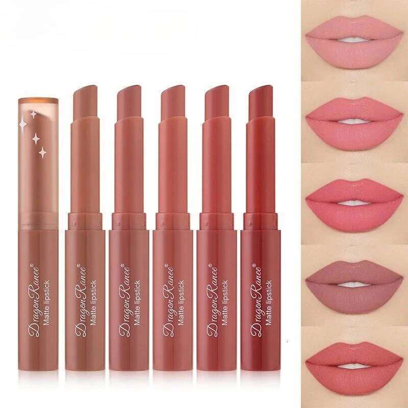 Velvet Matte Waterproof Not Fade Blam Easy To Rotating Lipstick Pen Sexy Rich Color Lip Gloss H260302