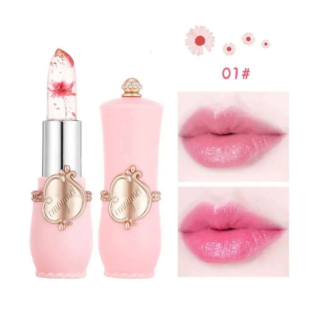 Dried Jelly Balm Lipstick Transparent Waterproof Crystal Oil Hydrating Gloss Clear Lip Plumper Makeup H260302