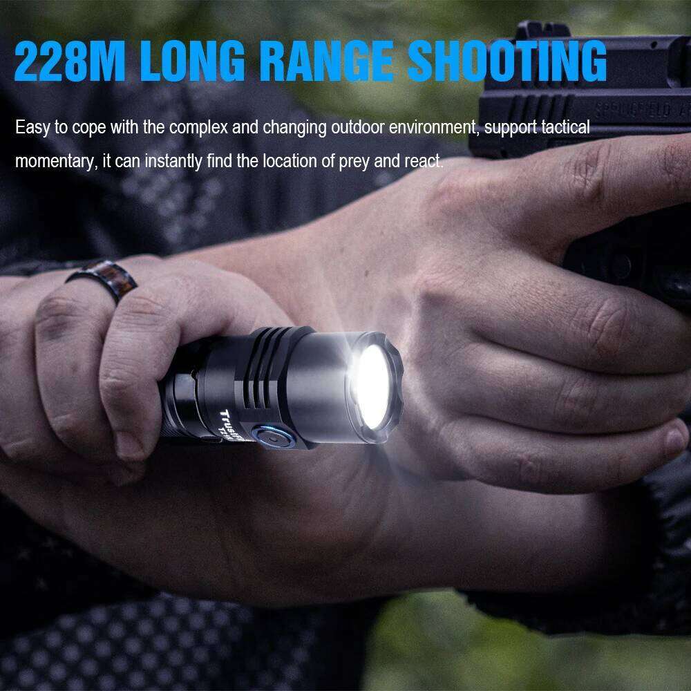 Trustfire T21R Tactical Led Flashlight 2600 Lumen Type C Rechargeable 21700 Battery Powerful Outdoor Lighting High Power Lantern Z260301