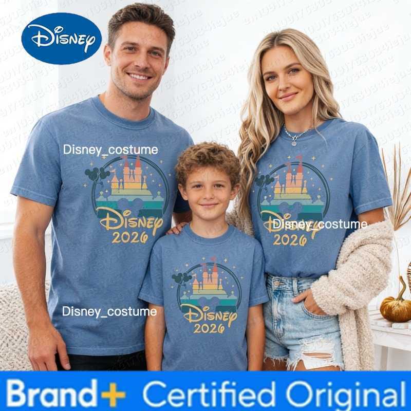 Disney Family Vacation 2026 Shirts Trip 2026 Shirt Disneyland T-Shirt Disneyworld Group Matching Comfortable Kids T-Shirt H260302